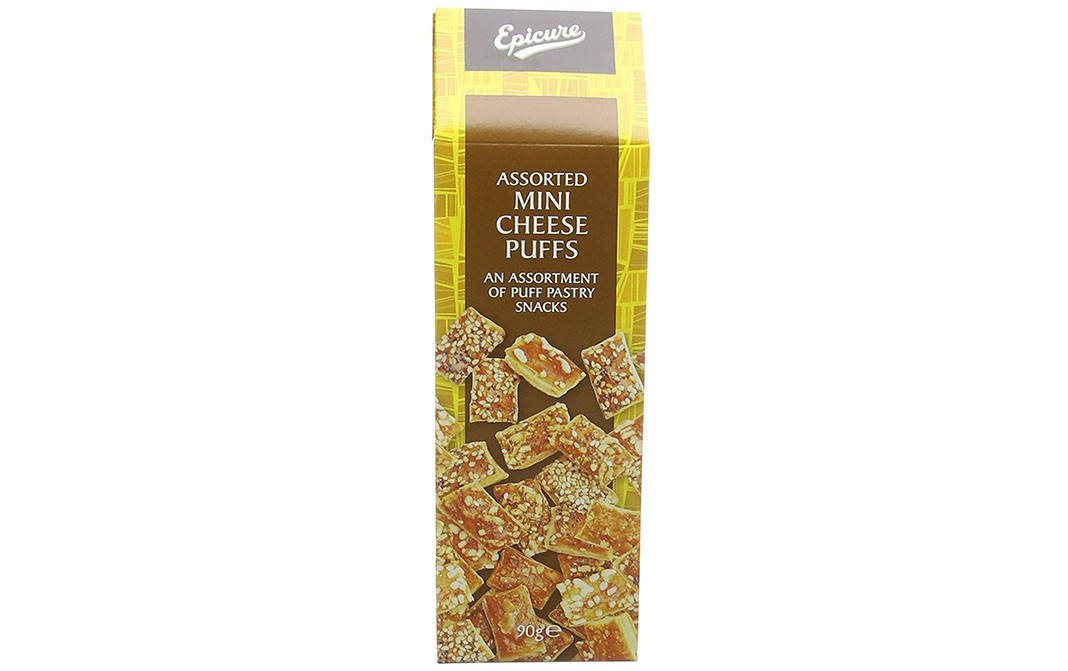 Epicure Assorted Mini Cheese Puffs    Box  90 grams